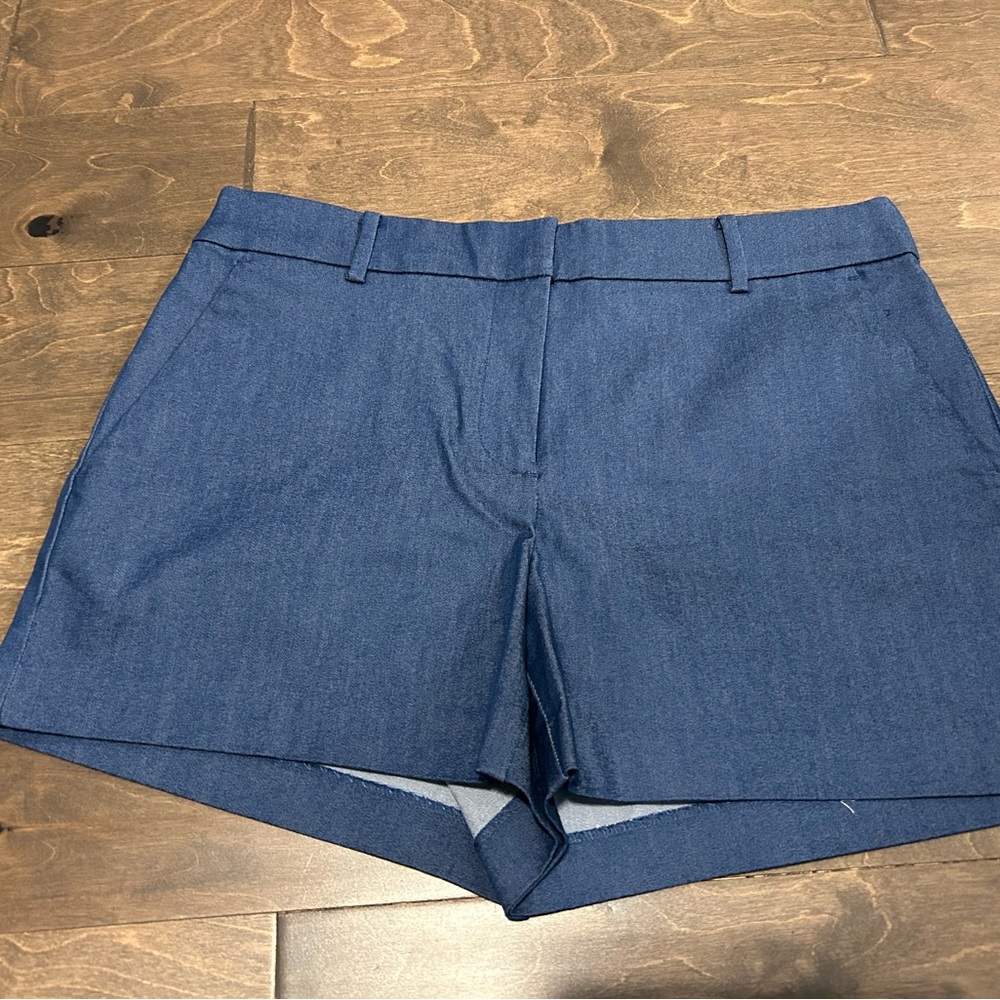 LOFT Blue Jean Shorts Tailored Design